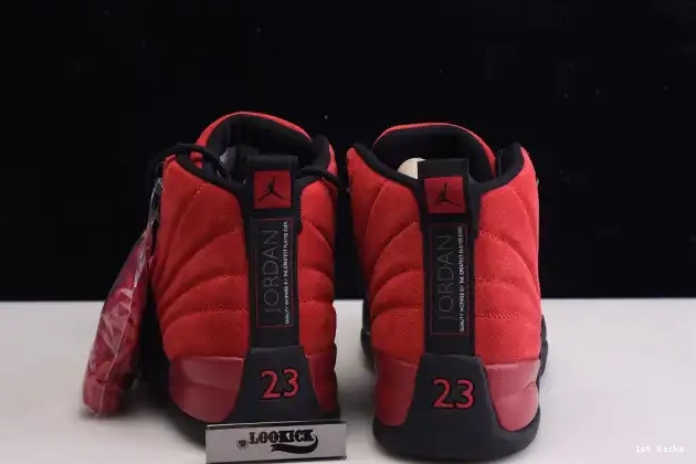 1st Kicks Shoes Jordan Retro CT8013-602 Flu 12 Air Game Reverse 0609